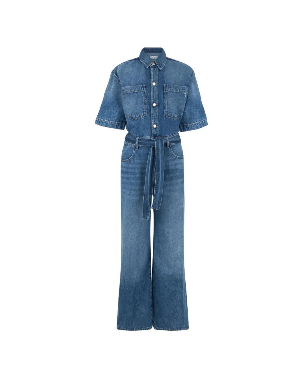 Mono Con Cinturón ICON DENIM de color Blue