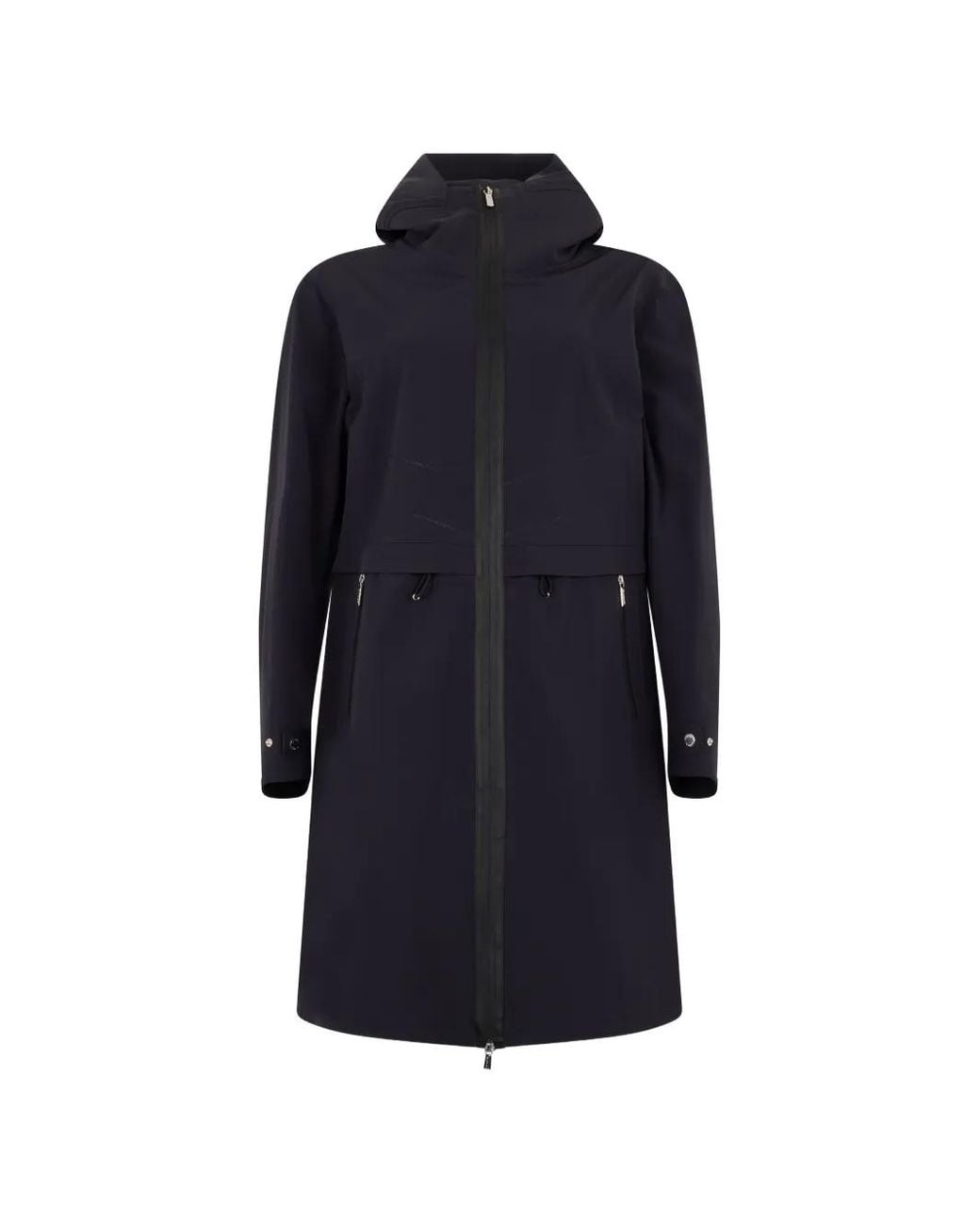 Moorer Blue Nanga-P Hooded Raincoat