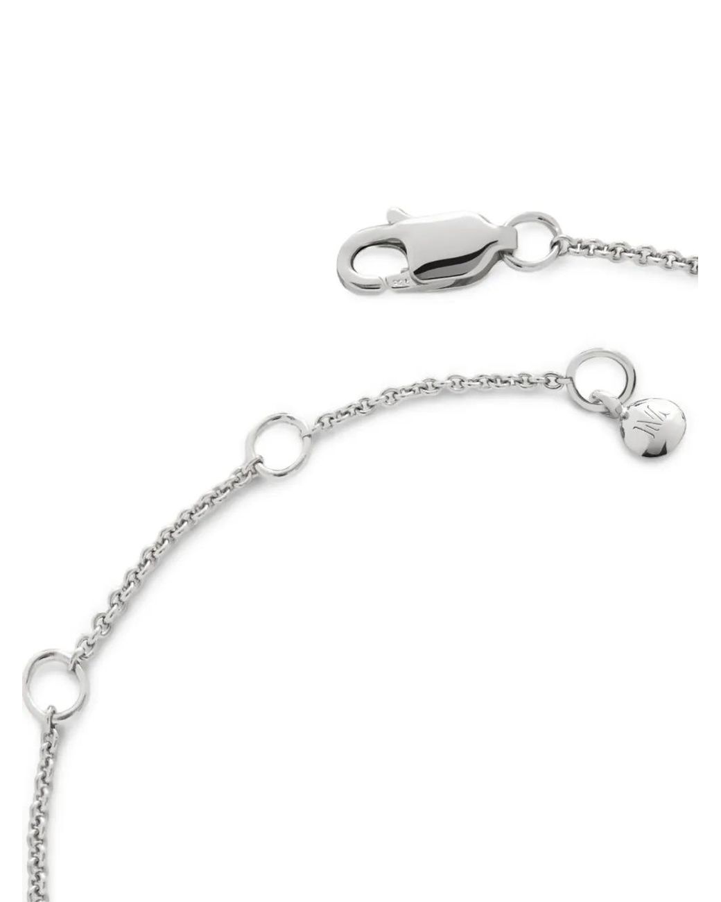 Monica Vinader White February Birthstone Bracelet