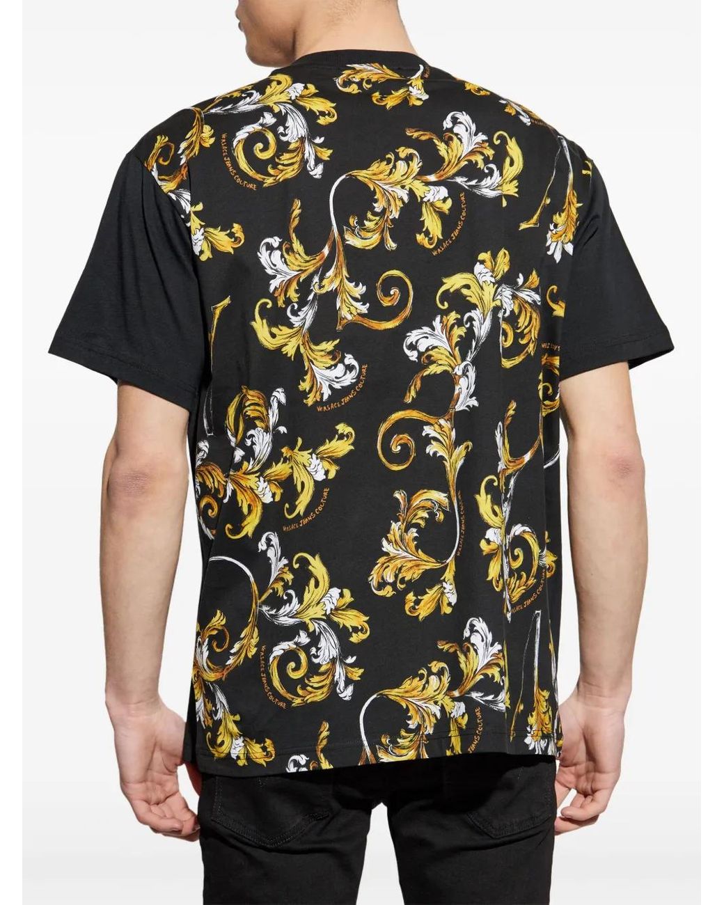 Versace Jeans Couture Black Chromo Couture T-Shirt for men