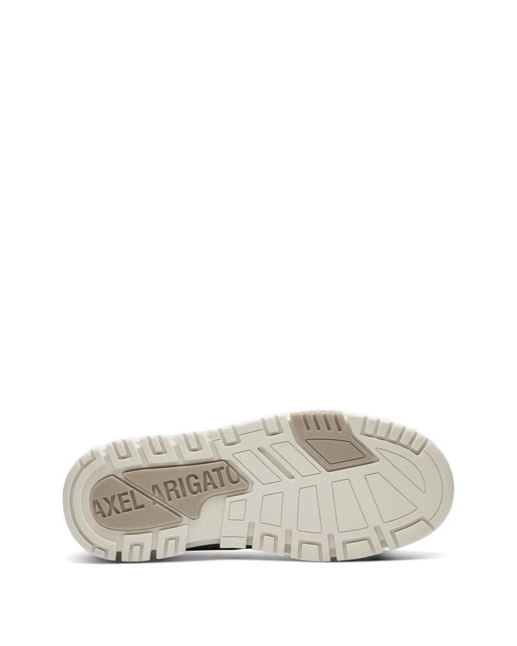 Axel Arigato White Area Lo Lace-Up Suede Sneakers for men