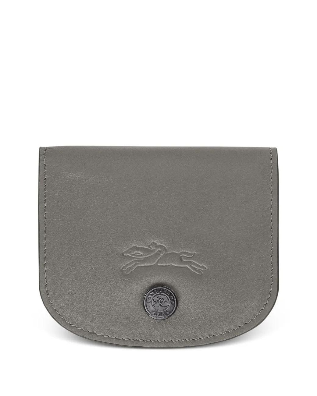 Longchamp Gray Le Pliage Kartenetui