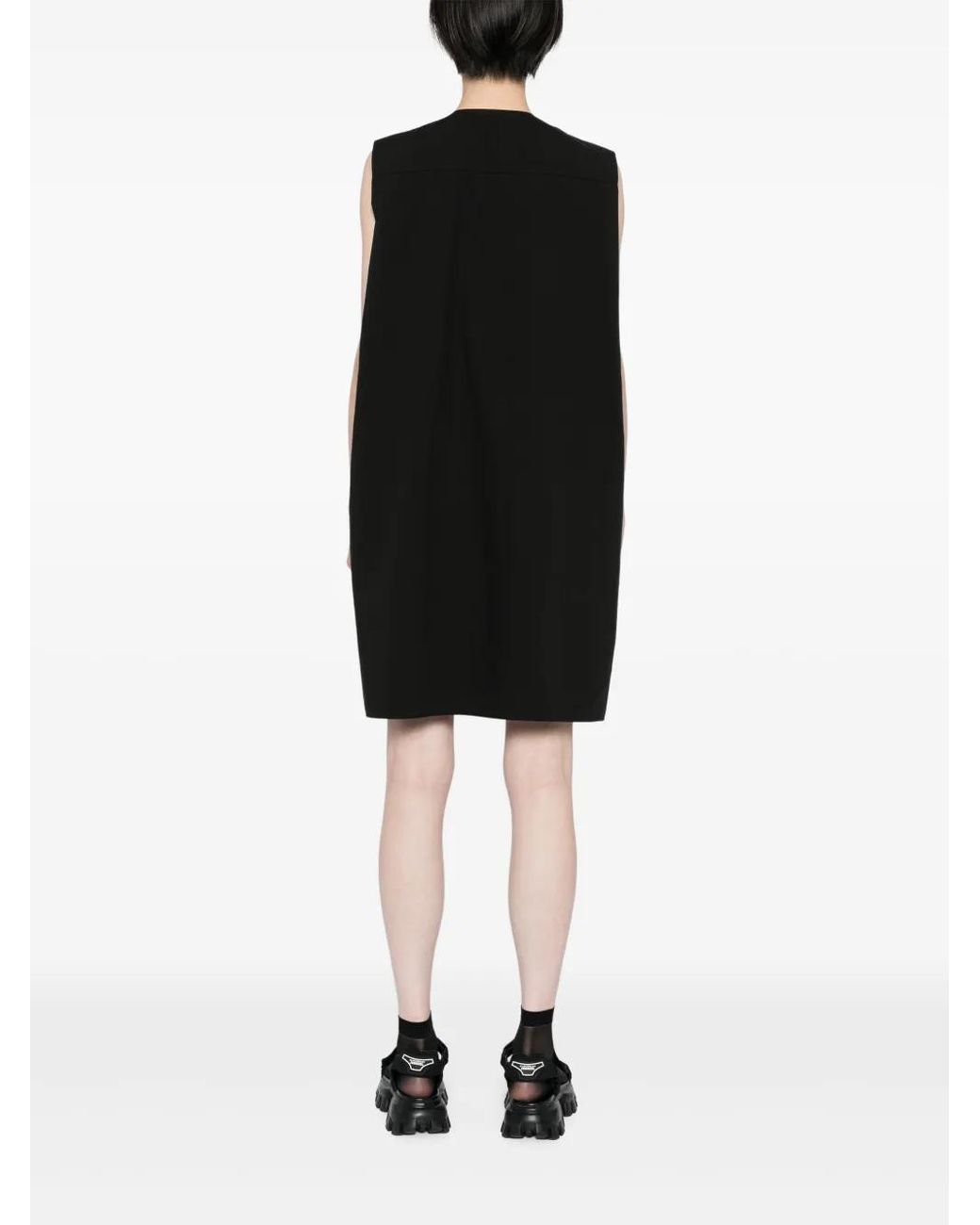 JNBY Black Bead-Embellished Sleeveless Dress