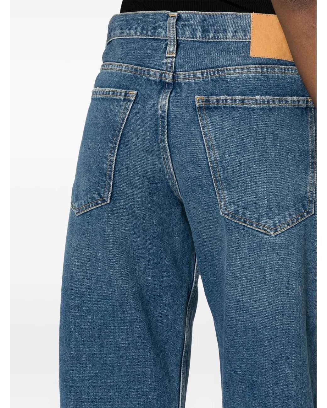 Alanui Blue Straight-leg Jeans