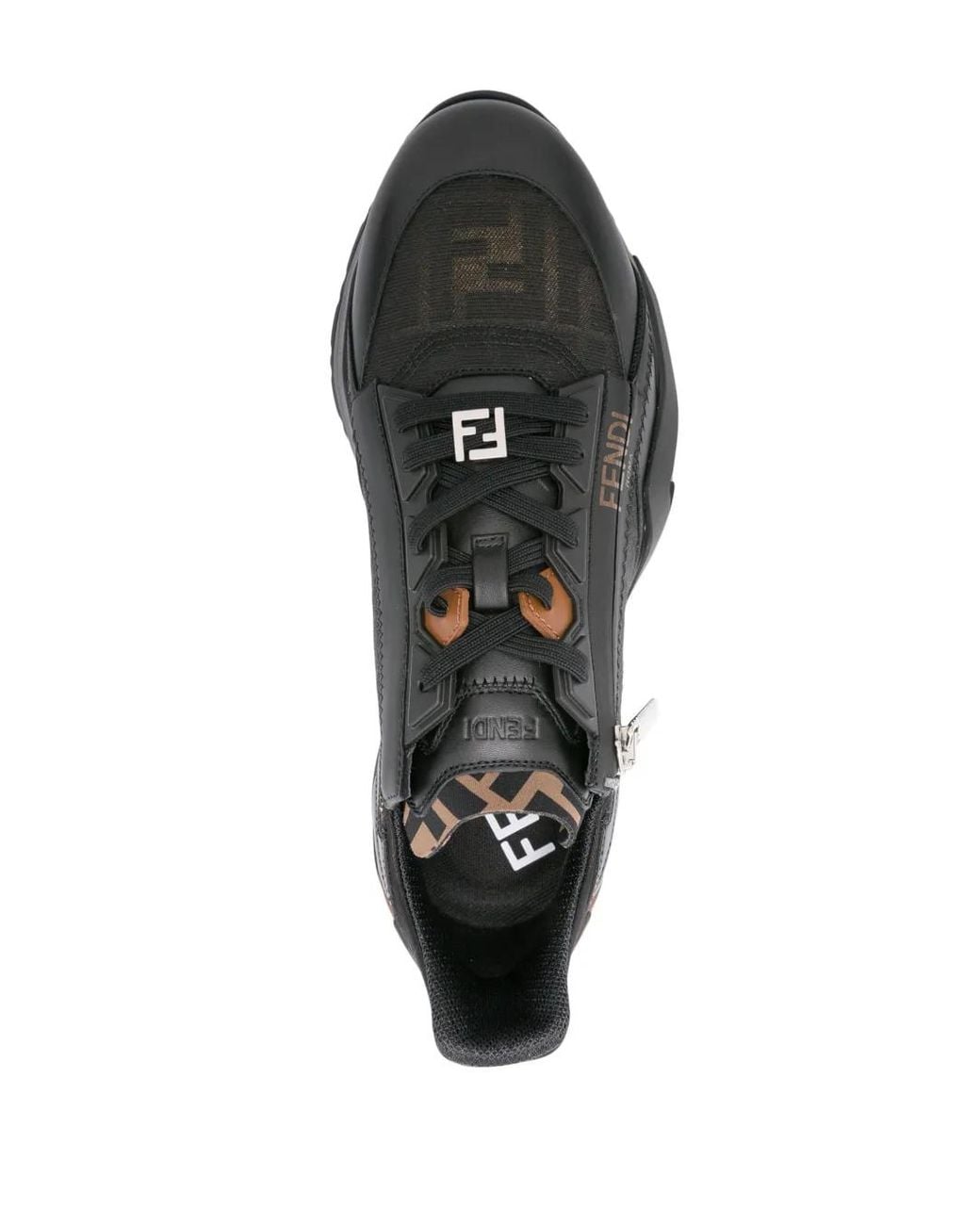Fendi Low-Top Sneaker in Black für Herren