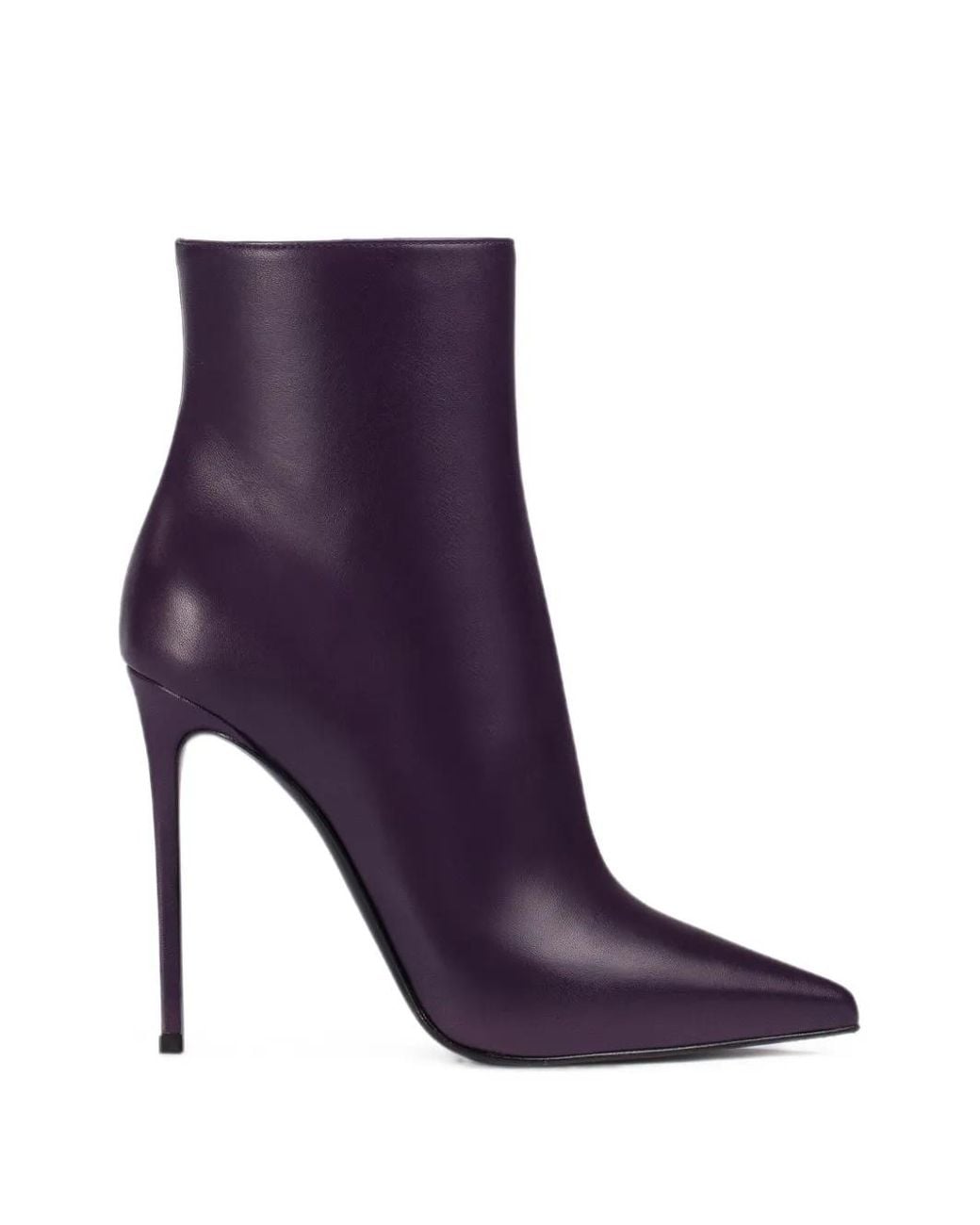 Le Silla Purple Eva Pointed-Toe Ankle Boots