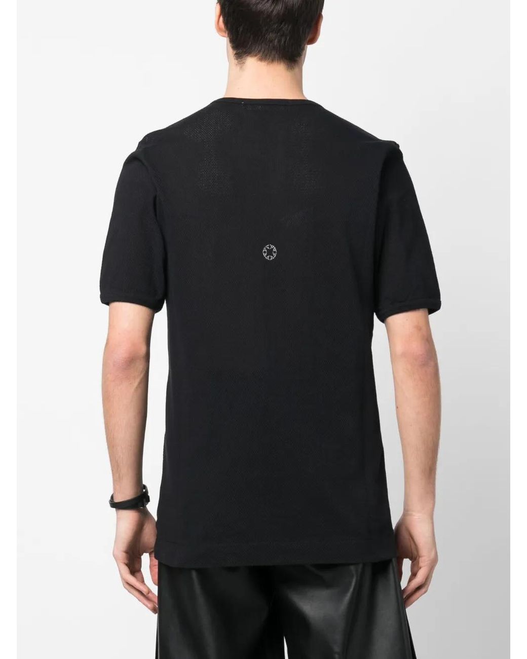 1017 ALYX 9SM Black Logo-Print Cotton T-Shirt