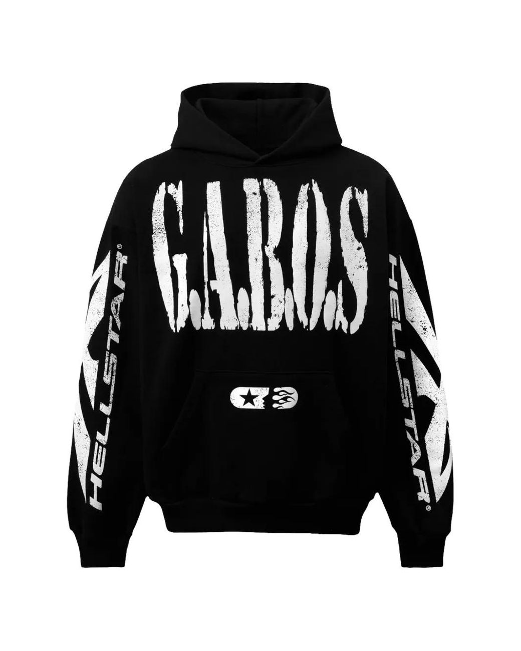 Sudadera G.A.B.O. Con Capucha Y Logo HELLSTAR de hombre de color Black