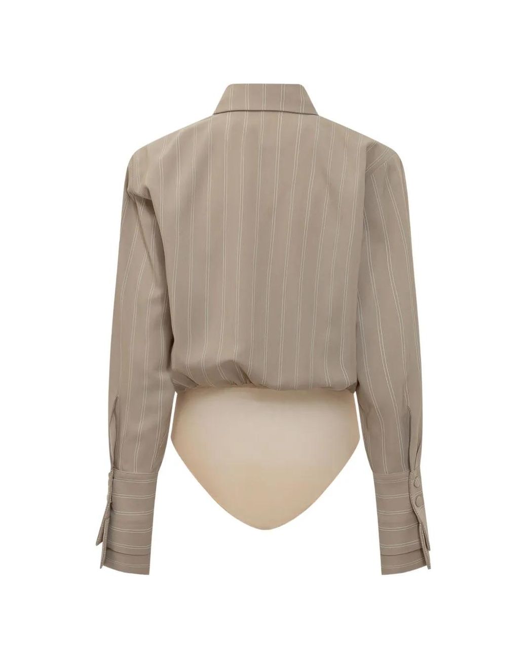 Mom's Pants Natural Striped Blouse