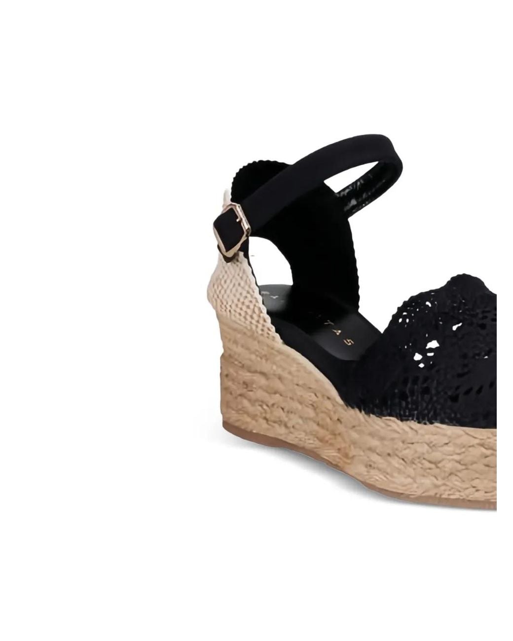 Palomitas By Paloma Barcelo' Black Heeled Espadrilles