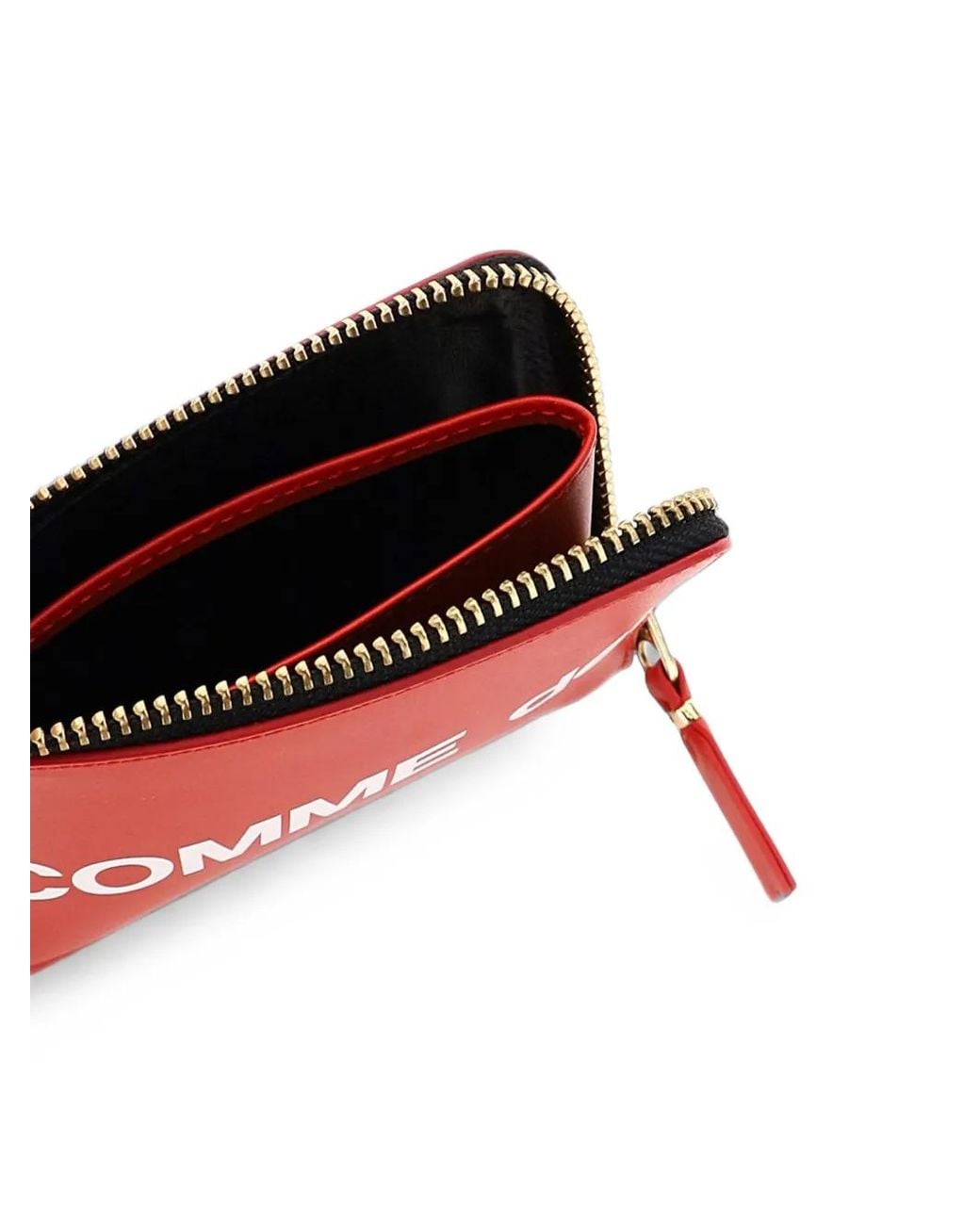 Comme des Garçons Red Logo-Print Wallet for men