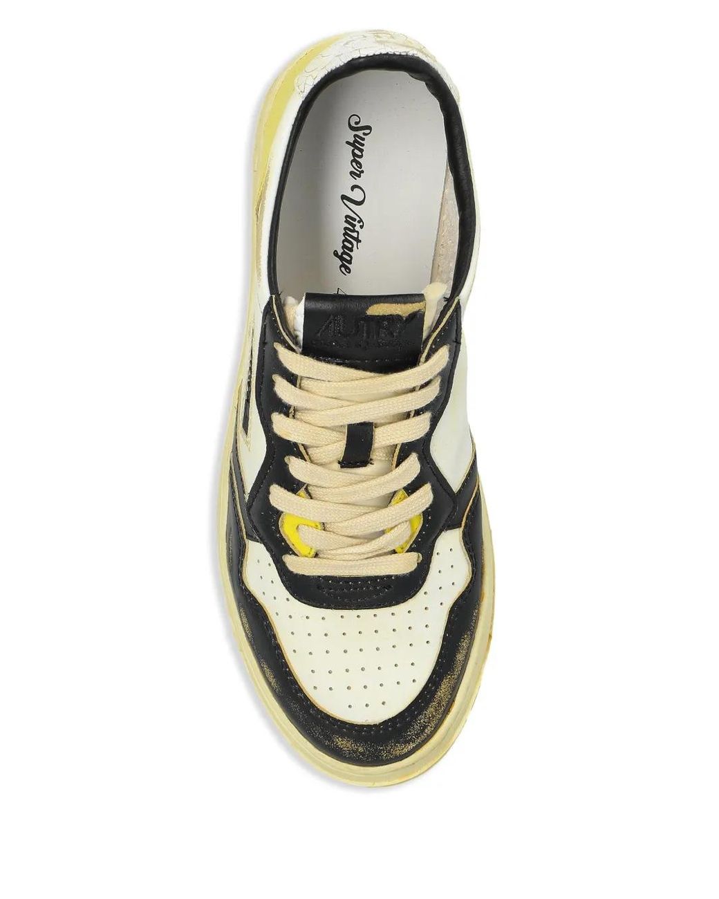 Autry Yellow Medalist Sneakers