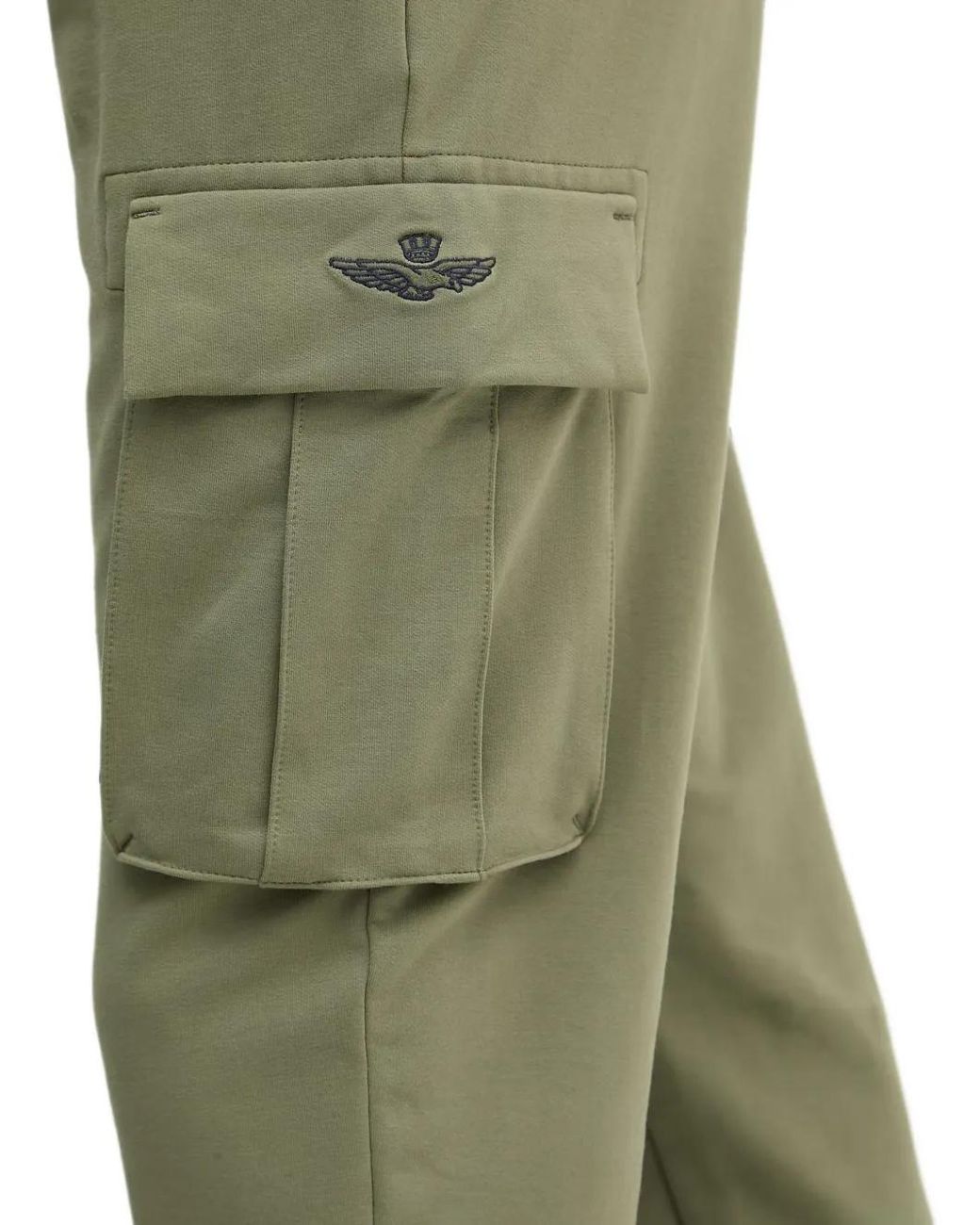 Aeronautica Militare Green Pantalon De Jogging À Lien De Resserrage for men