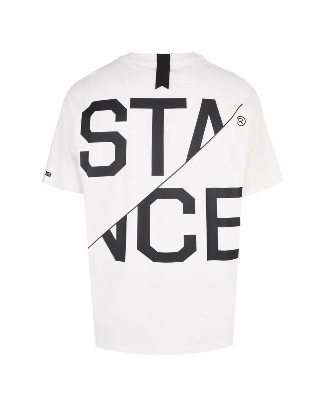 Stance White Logo Basic T-Shirt for men