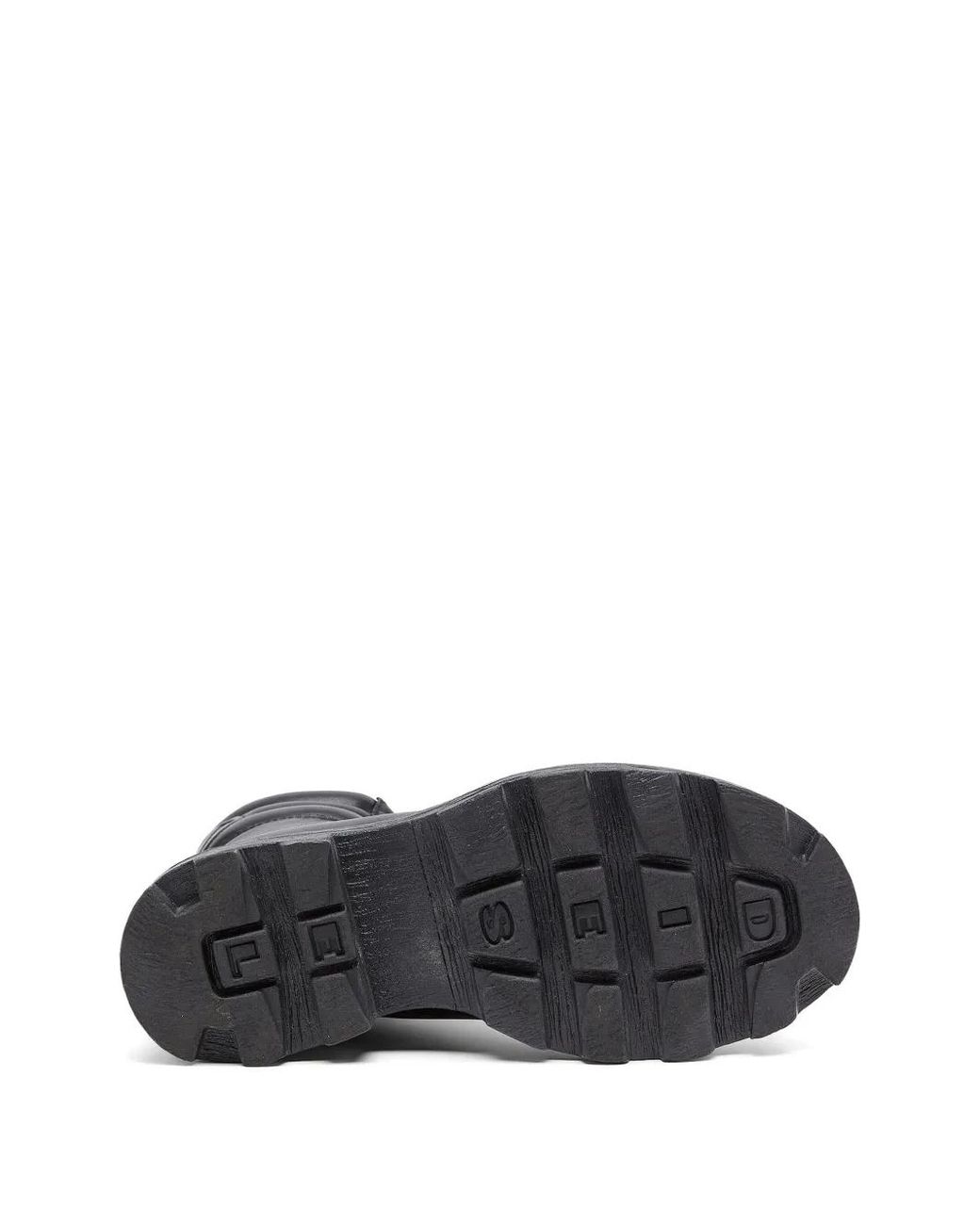 DIESEL Black D-Hammer Lace-Up Boots for men