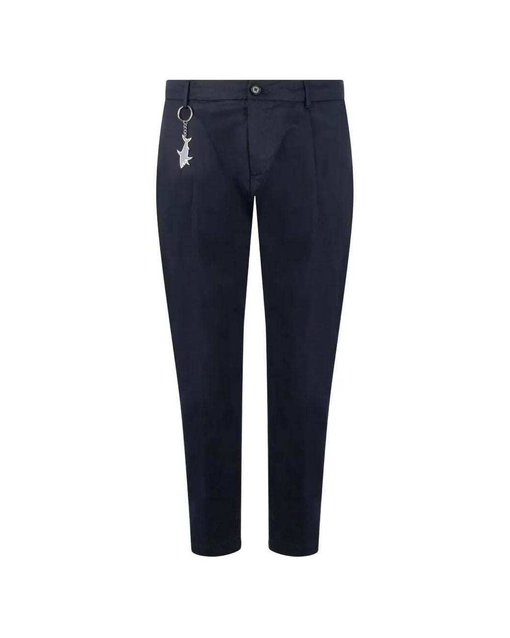 Paul & Shark Blue Pantalon Slim À Breloque Logo for men