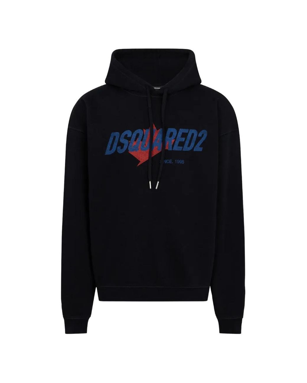 DSquared² Blue Logo Relax Fit Hoodie for men