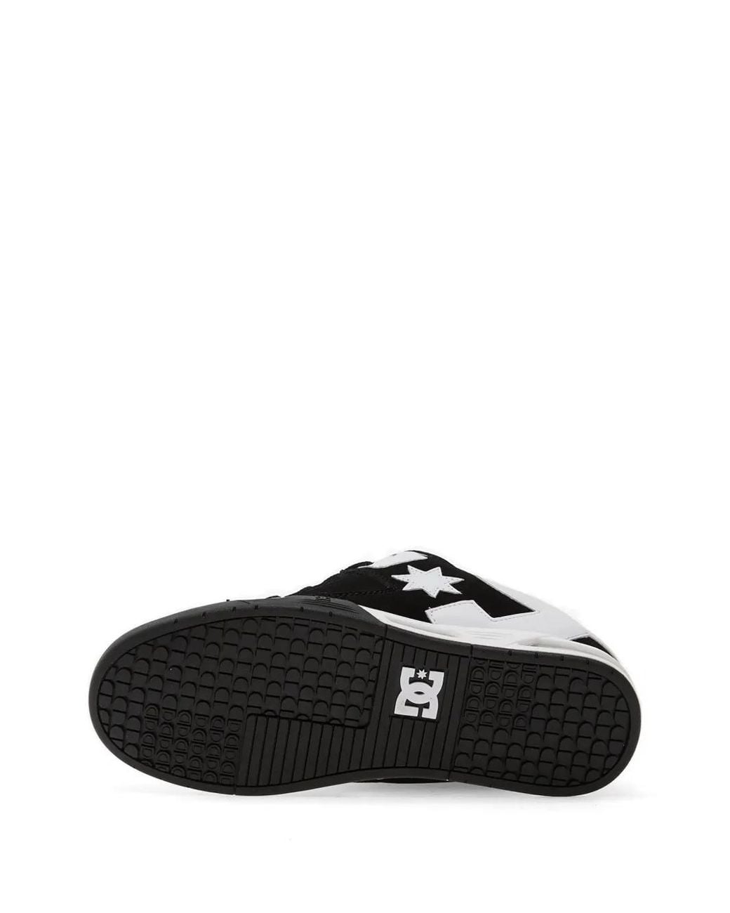 DC Shoes Black Command Panelled Sneakers for men