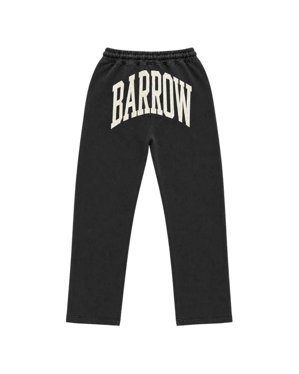 Barrow Black Logo-Print Drawstring Track Pants