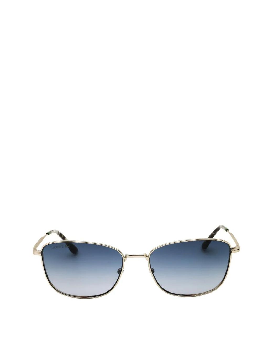 Lacoste Blue Rectangle-Frame Sunglasses