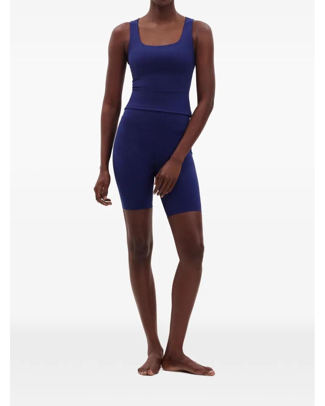 Eres Blue Tanni Twist-Back Built-In Bra Top