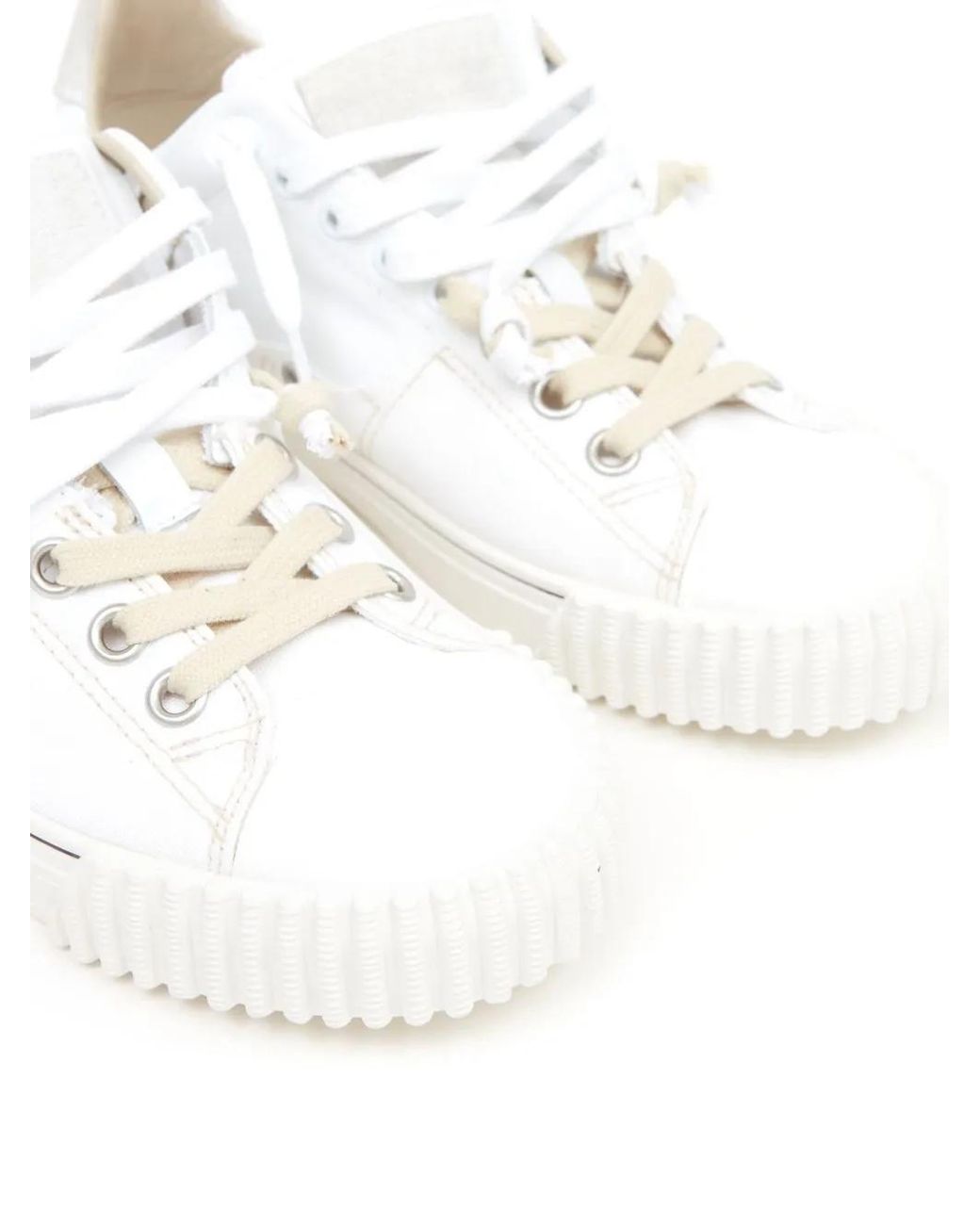 Maison Margiela White New Evolution Lace-Up Sneakers