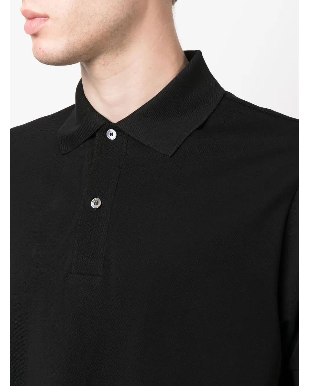 Paul Smith Black Polo Placket for men