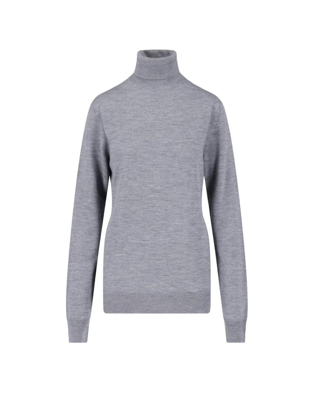 Frankie Shop Blue Turtleneck Sweater