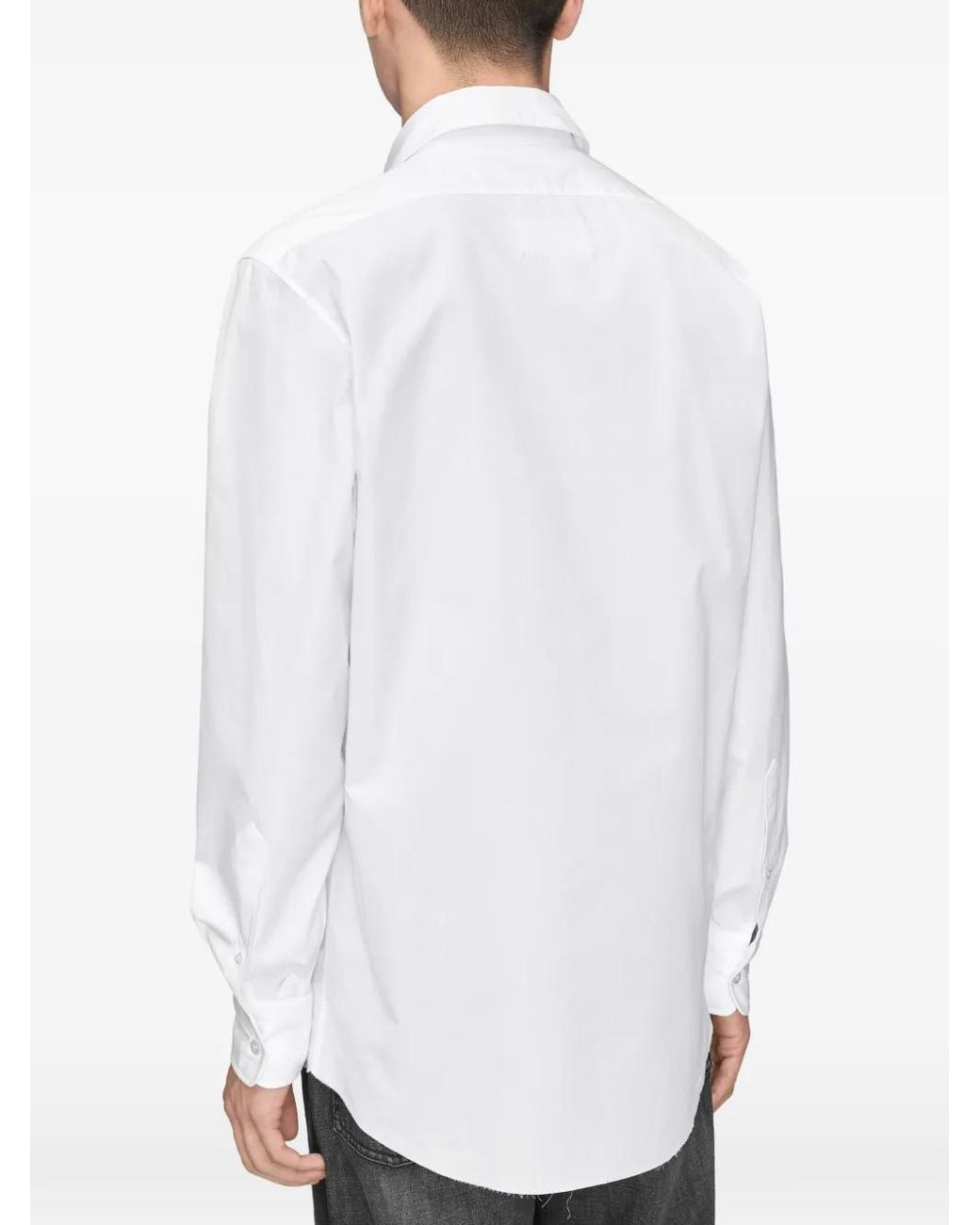 Maison Margiela White Cotton Shirt for men
