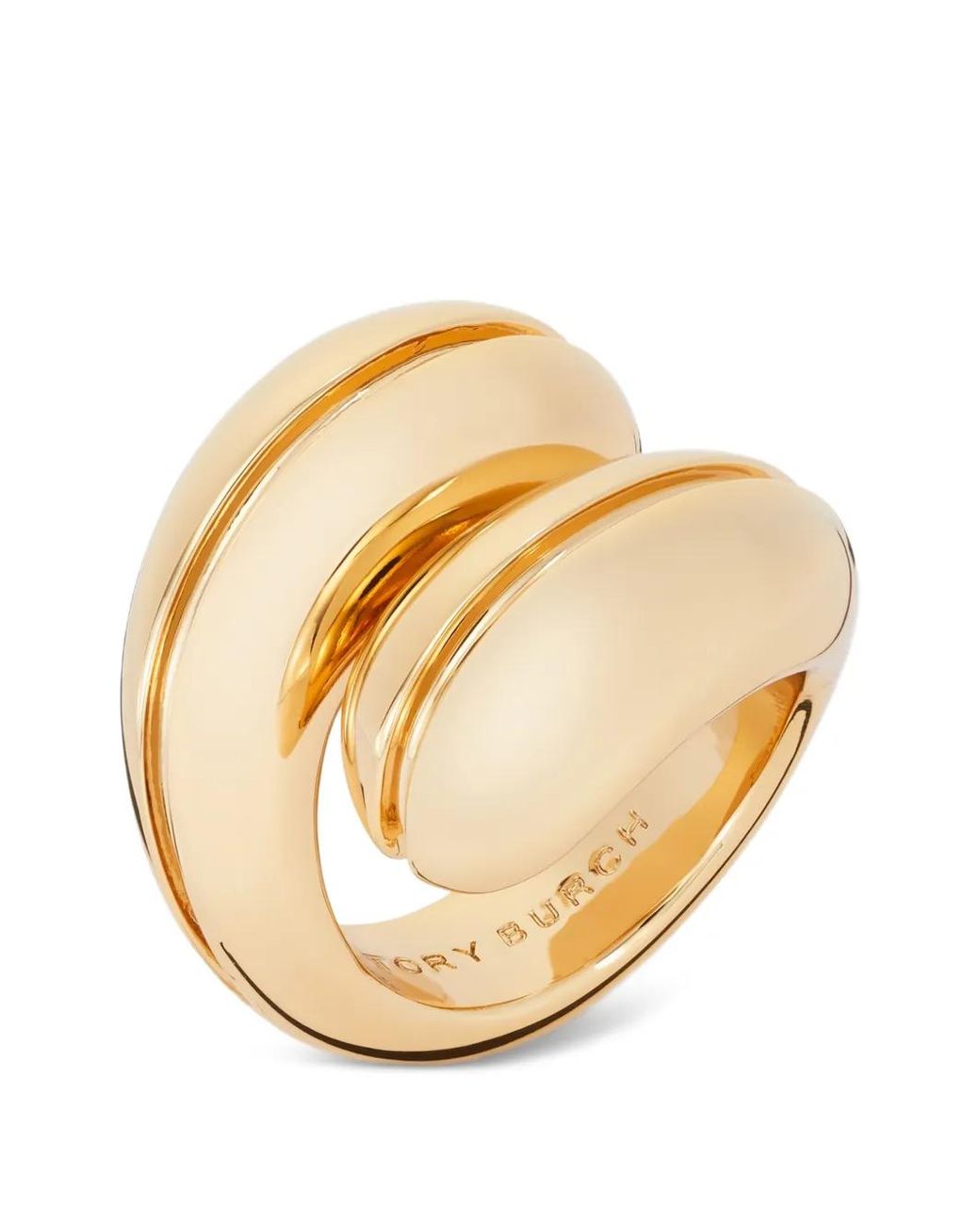 Tory Burch Metallic Pierced Ring