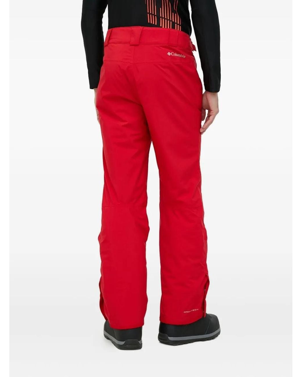 Columbia Red Button-Closure Ski Pants for men