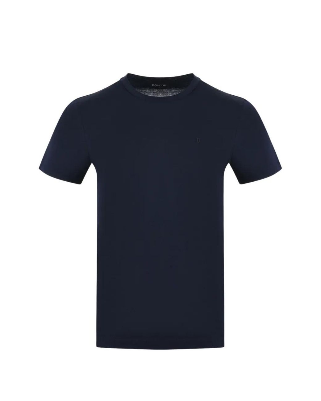 Dondup Blue Logo-Patch T-Shirt for men