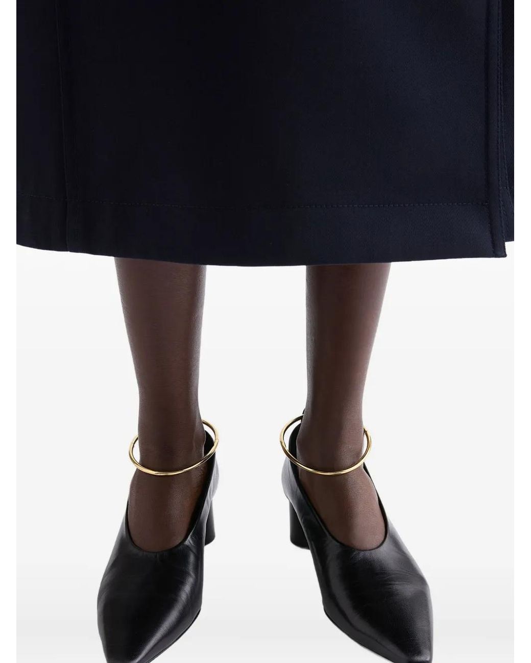 Pumps Ring di Jil Sander in Black