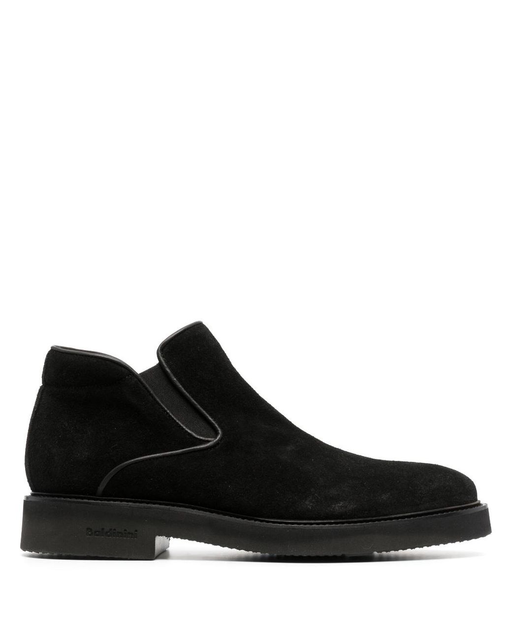 Baldinini Suede Ankle Boots in Black for Men | Lyst