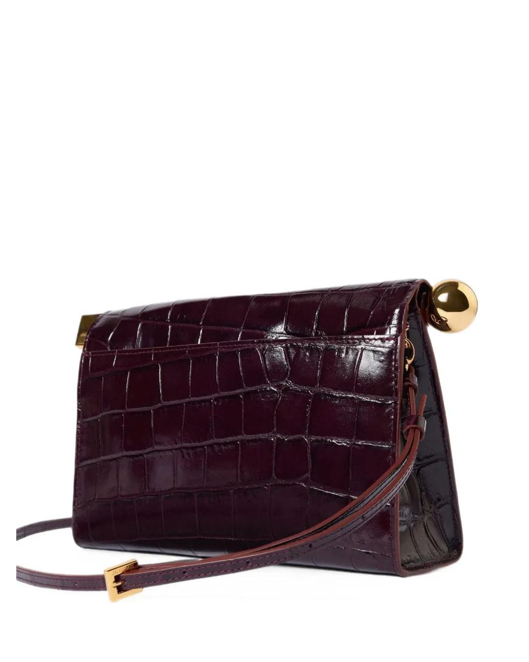 Jacquemus Purple The Rond Carré Bag