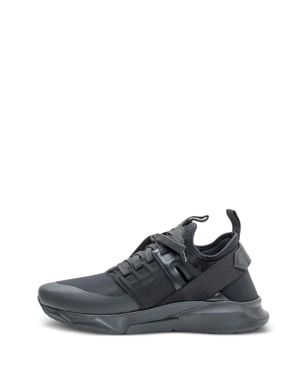 Tom Ford Black Jago Leather Sneaker for men