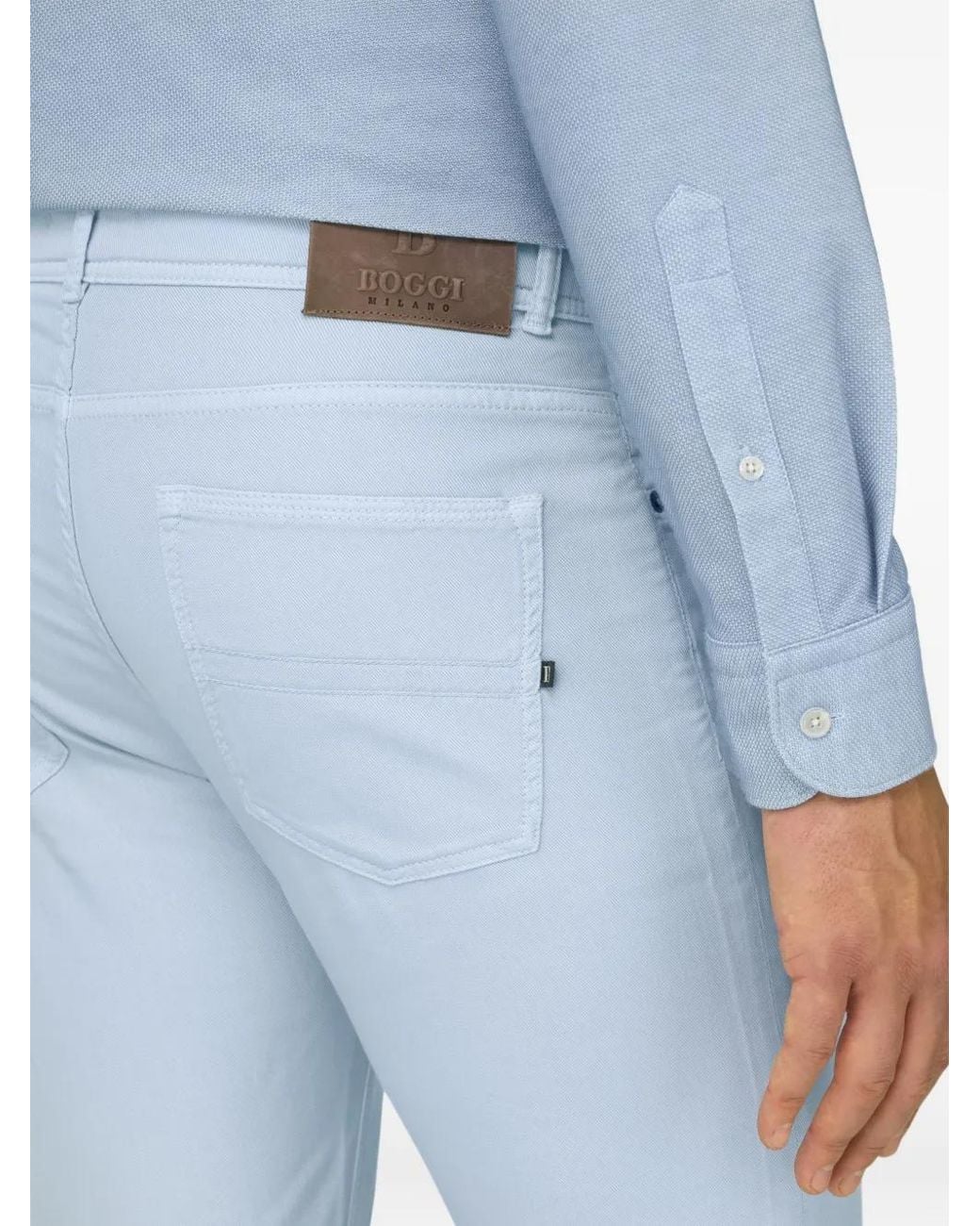 Boggi Blue Regular-Leg Jeans for men