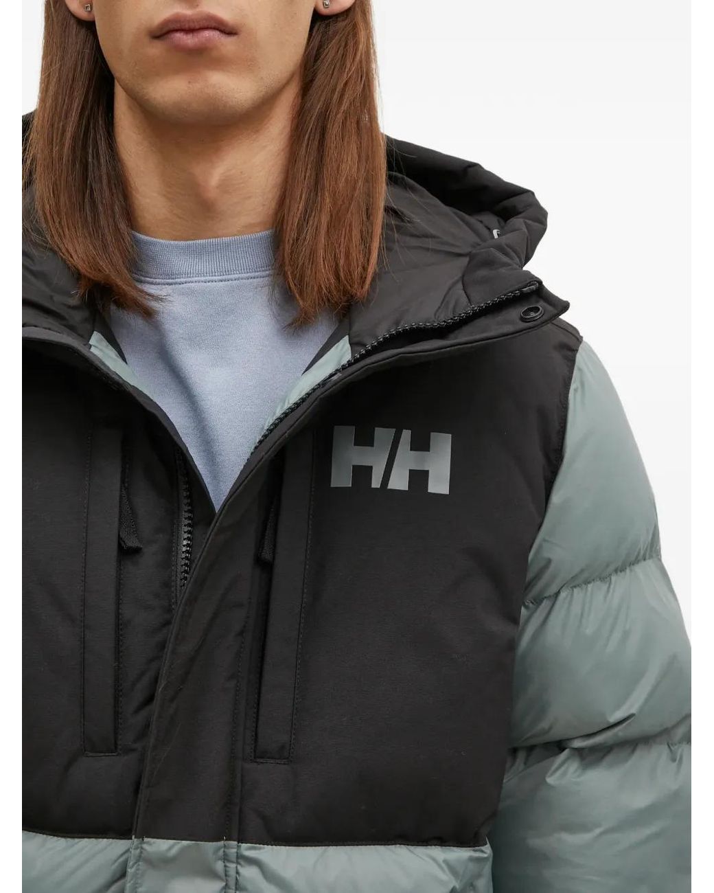 Helly Hansen Jack Met Capuchon En Logo in het Gray voor heren