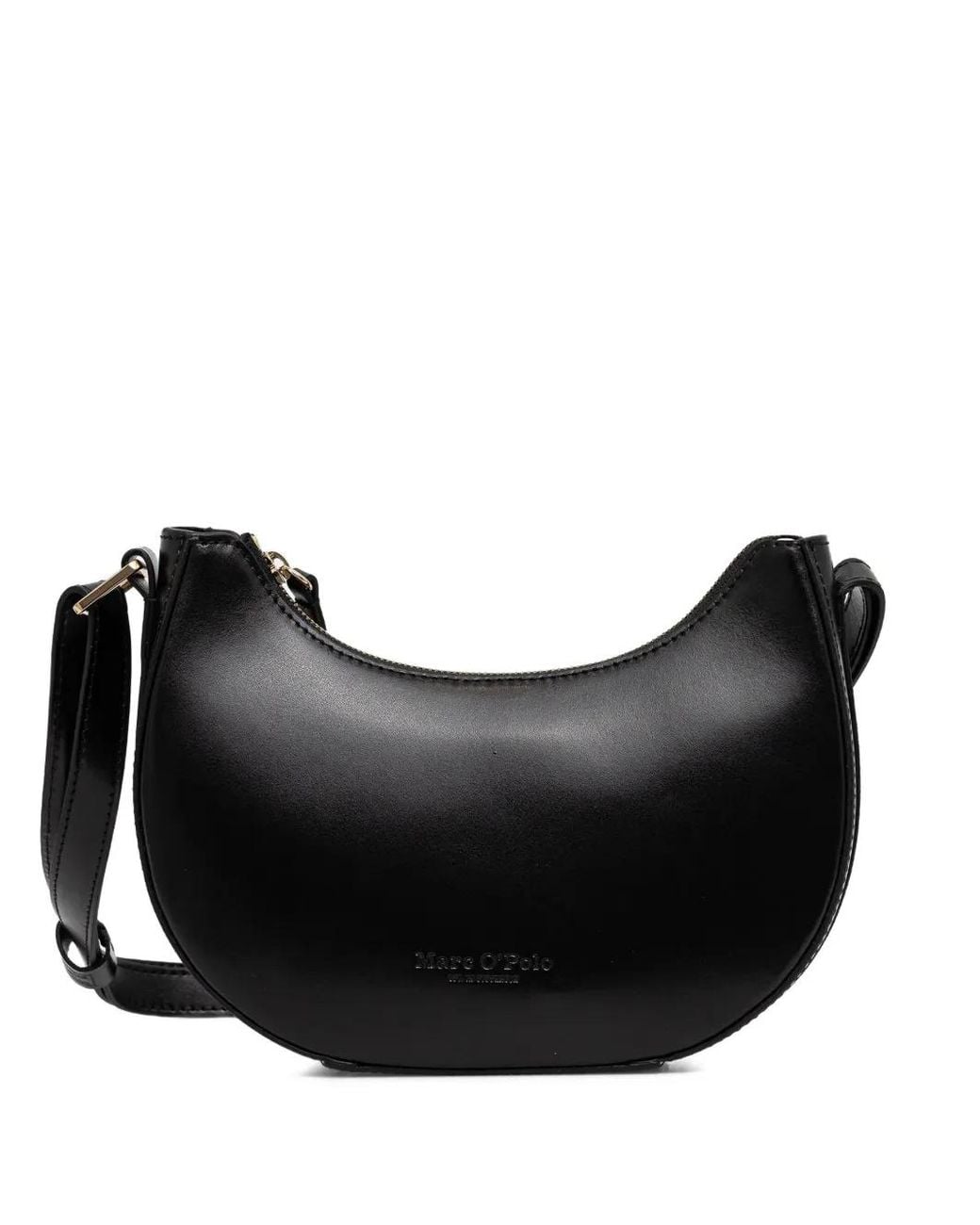 Marc O' Polo Black Zip Crossbody Bag