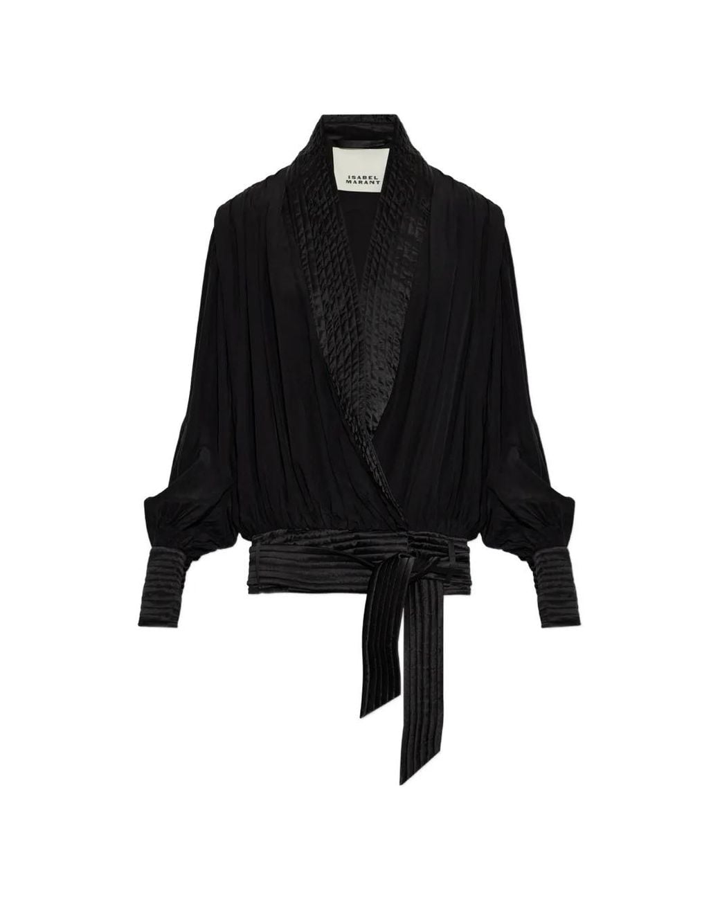 Isabel Marant Black Diljane Silk Jacket