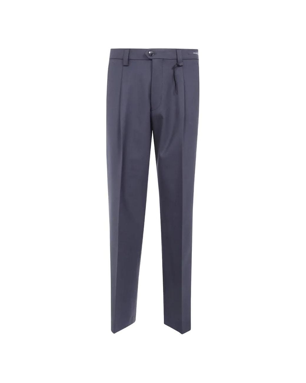 Michael Coal Blue Wilson Pleated Trousers for men