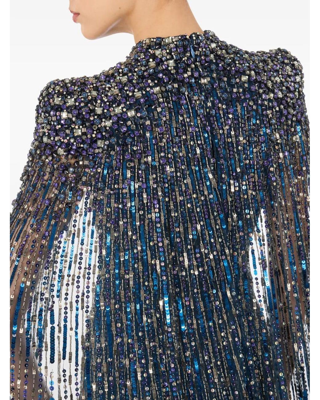 Jenny Packham Blue Opera Gown