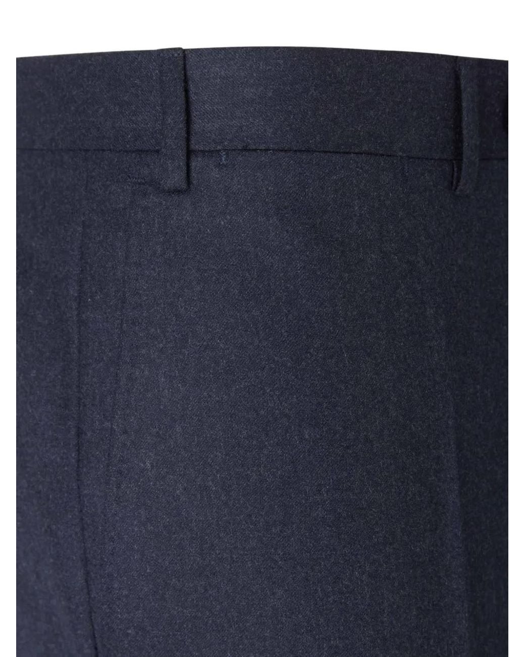 Canali Blue Wool Trousers for men