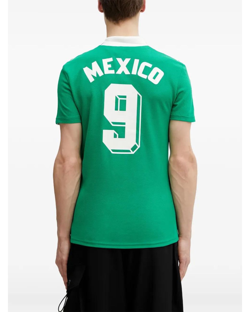 Adidas Green V-Neck T-Shirt for men