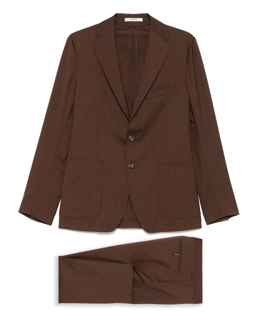 Tagliatore Brown Dakar Suit for men