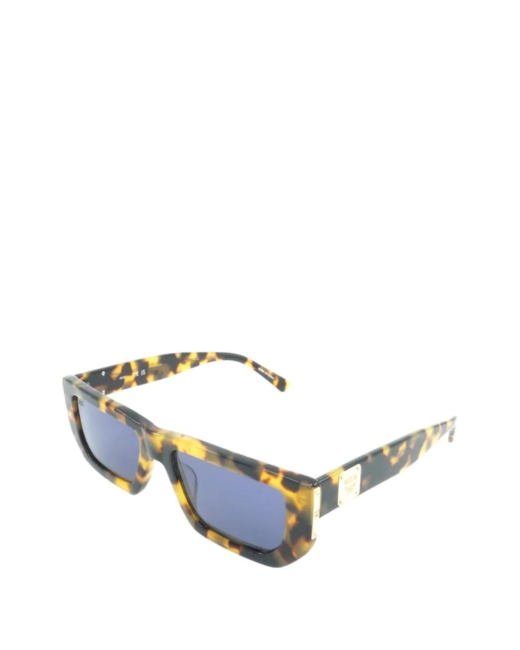 MCM Blue Square-Frame Sunglasses for men