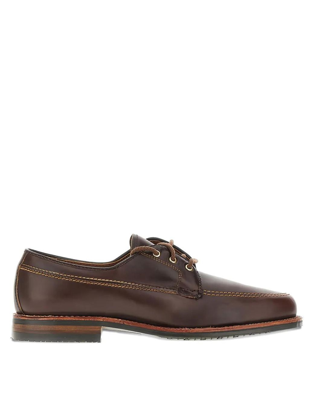 Alden Leather Derby Shoes in Brown for Men | Lyst Canada