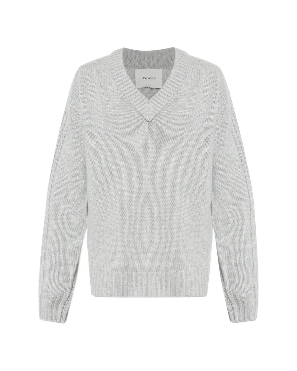 Pull Dan À Col V Lisa Yang pour homme en coloris White