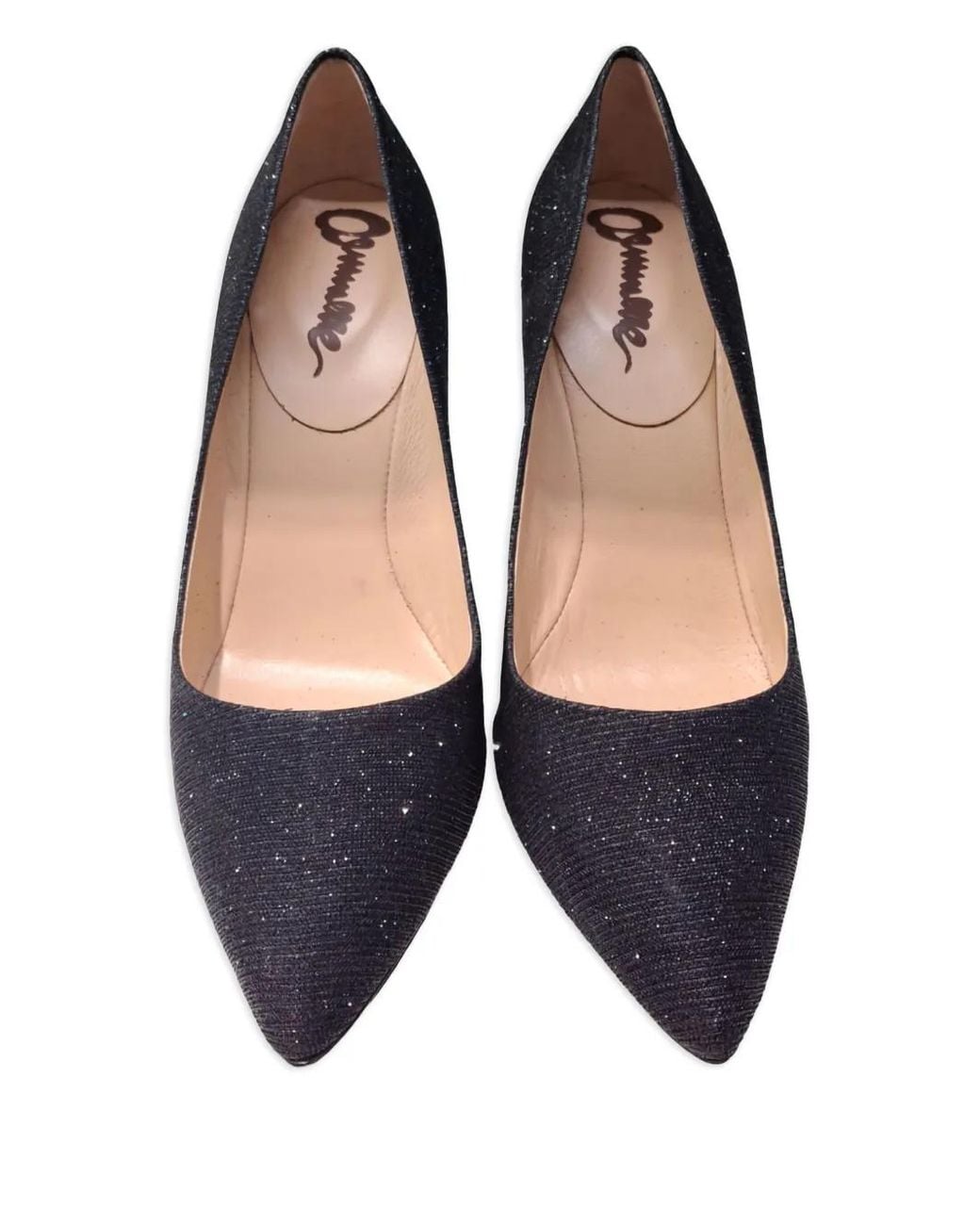 LA ROSE Blue Point-Toe Pumps
