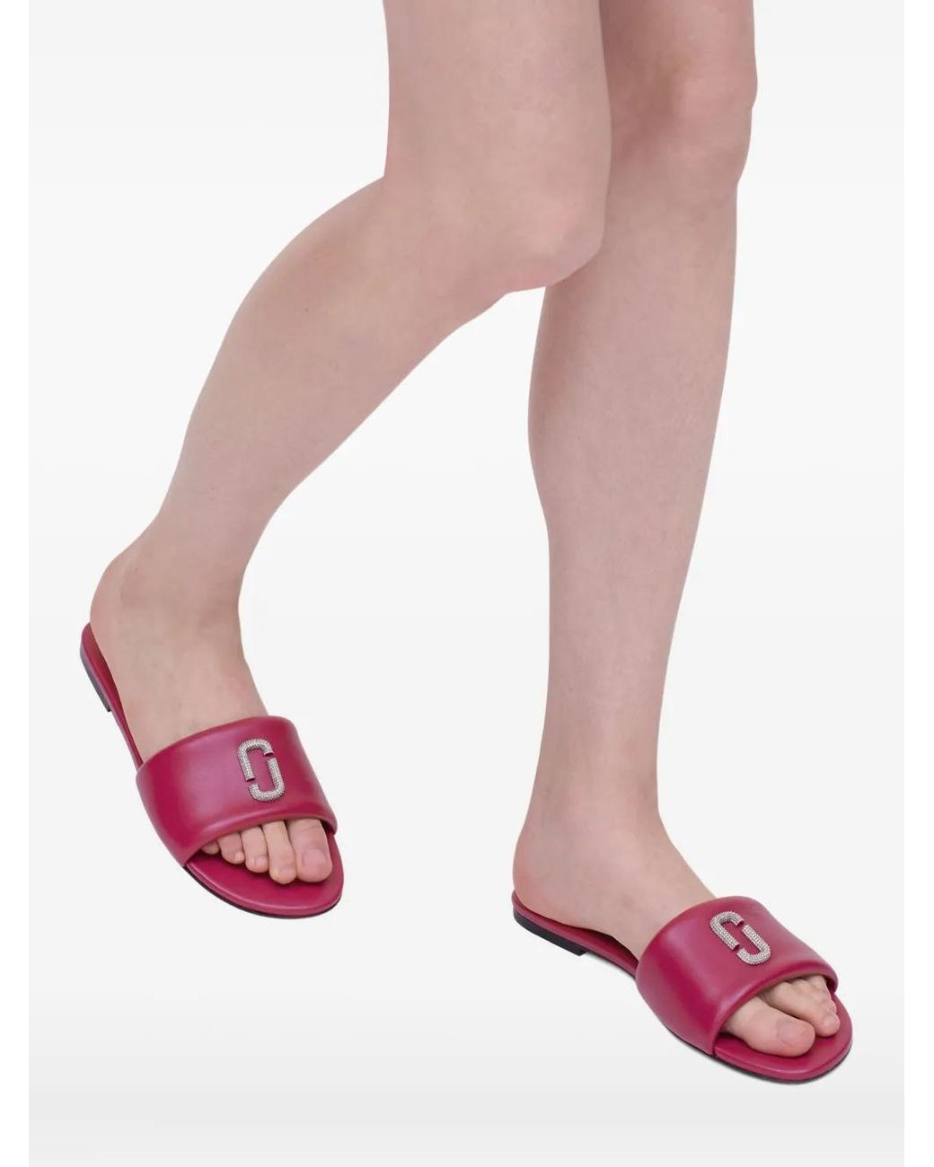 Marc Jacobs Pink Leather Sandals